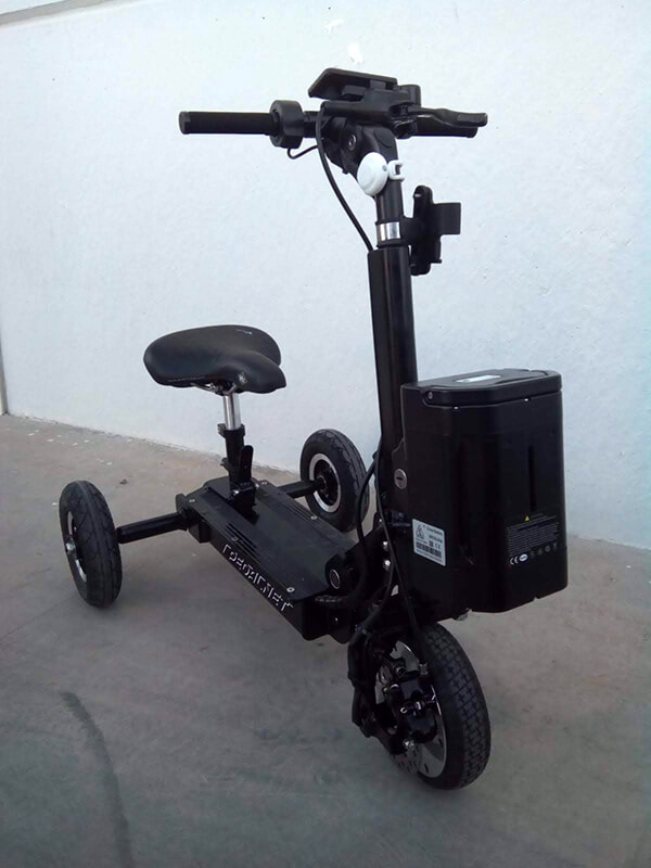 Patinete-mini-e-trike, patinete scooter plegable a medida, patinete desmontable